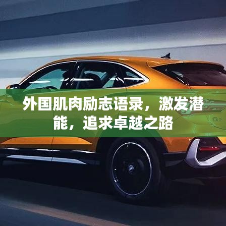 外國(guó)肌肉勵(lì)志語(yǔ)錄，激發(fā)潛能，追求卓越之路