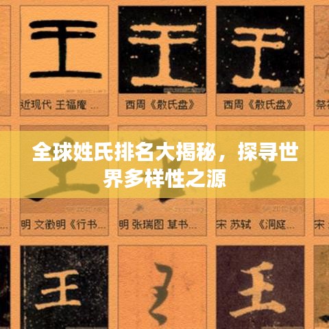 全球姓氏排名大揭秘，探尋世界多樣性之源