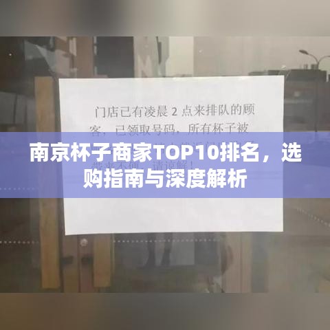 南京杯子商家TOP10排名，選購(gòu)指南與深度解析