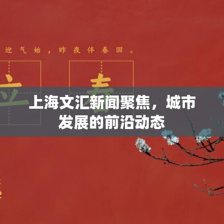 上海文匯新聞聚焦，城市發(fā)展的前沿動(dòng)態(tài)