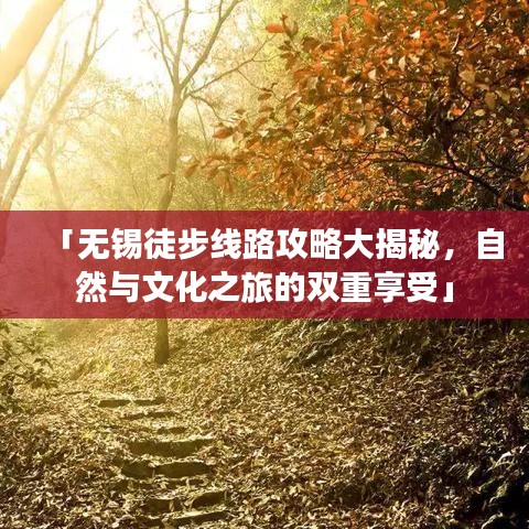「無錫徒步線路攻略大揭秘，自然與文化之旅的雙重享受」