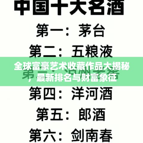 全球富豪藝術收藏作品大揭秘，最新排名與財富象征