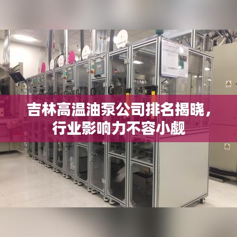 吉林高溫油泵公司排名揭曉，行業(yè)影響力不容小覷