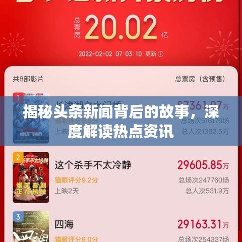 揭秘頭條新聞背后的故事，深度解讀熱點(diǎn)資訊
