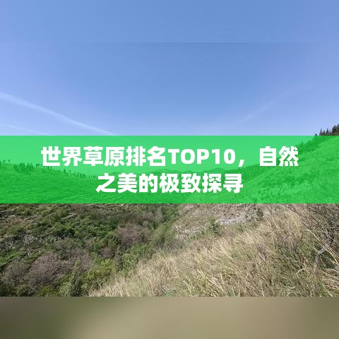世界草原排名TOP10，自然之美的極致探尋