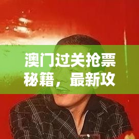 澳門過關搶票秘籍，最新攻略指南來襲！