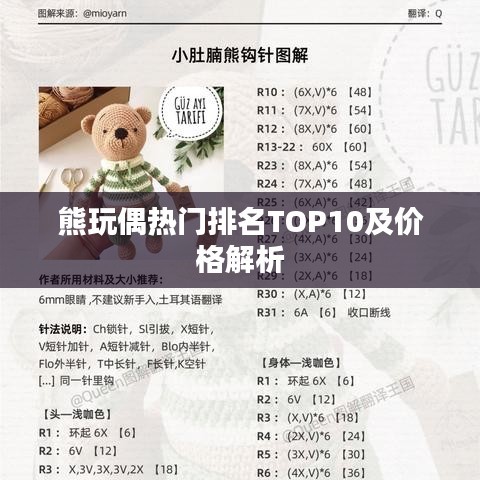 熊玩偶熱門排名TOP10及價格解析