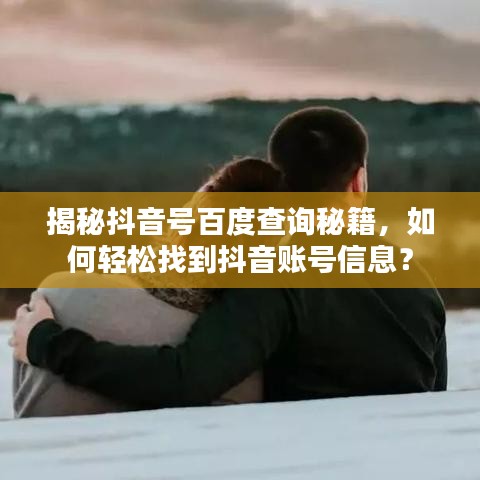 揭秘抖音號(hào)百度查詢秘籍，如何輕松找到抖音賬號(hào)信息？