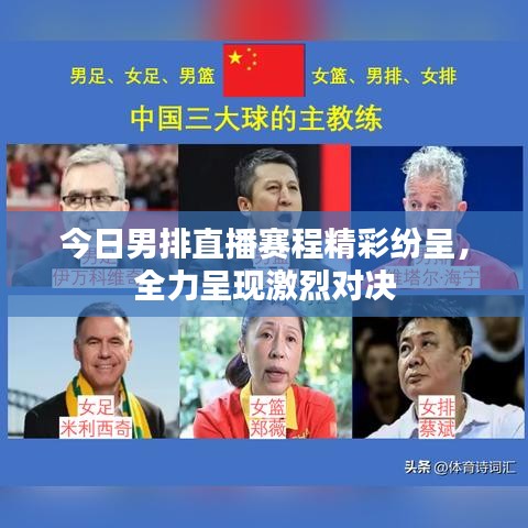 今日男排直播賽程精彩紛呈，全力呈現(xiàn)激烈對決