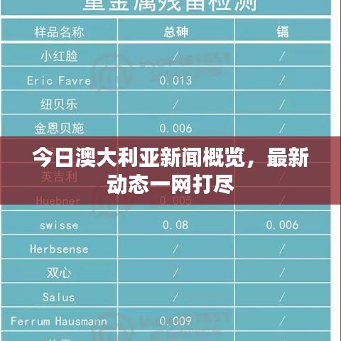 今日澳大利亞新聞概覽，最新動態(tài)一網(wǎng)打盡