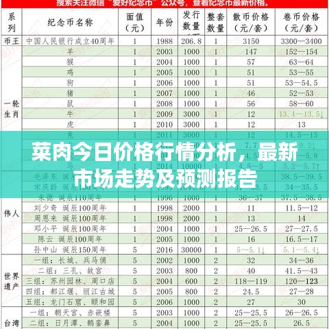 菜肉今日價格行情分析，最新市場走勢及預測報告