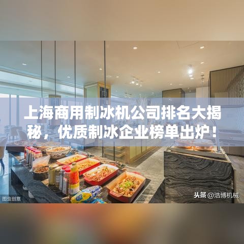 上海商用制冰機公司排名大揭秘，優(yōu)質制冰企業(yè)榜單出爐！