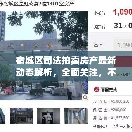 宿城區(qū)司法拍賣房產(chǎn)最新動(dòng)態(tài)解析，全面關(guān)注，不容錯(cuò)過