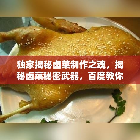 獨家揭秘鹵菜制作之魂，揭秘鹵菜秘密武器，百度教你鹵菜鹵制秘訣！