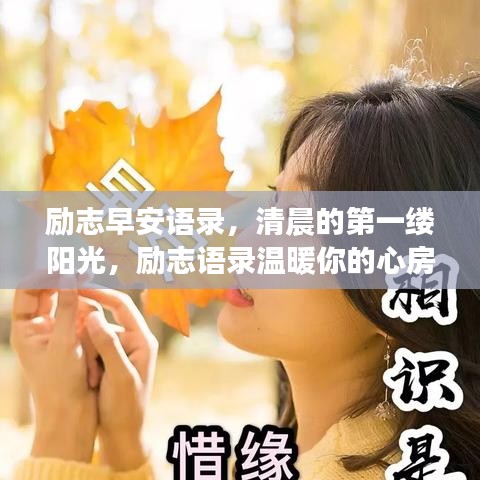 勵(lì)志早安語錄，清晨的第一縷陽光，勵(lì)志語錄溫暖你的心房