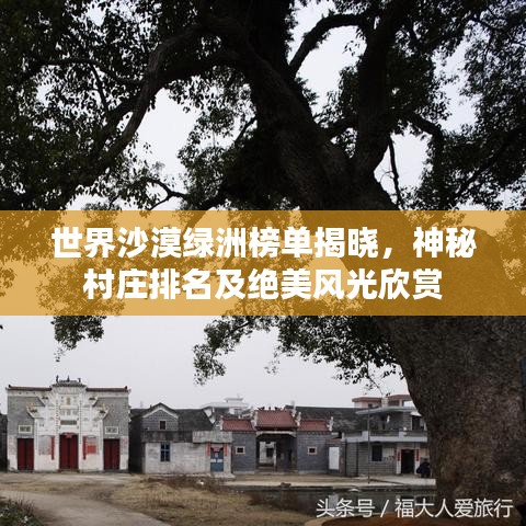 世界沙漠綠洲榜單揭曉，神秘村莊排名及絕美風光欣賞