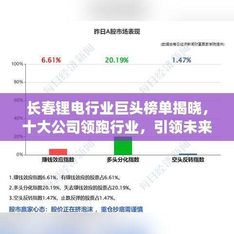 長(zhǎng)春鋰電行業(yè)巨頭榜單揭曉，十大公司領(lǐng)跑行業(yè)，引領(lǐng)未來(lái)趨勢(shì)