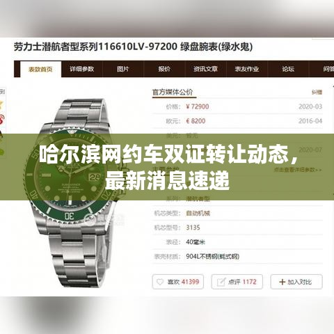 哈爾濱網(wǎng)約車雙證轉(zhuǎn)讓動(dòng)態(tài)，最新消息速遞