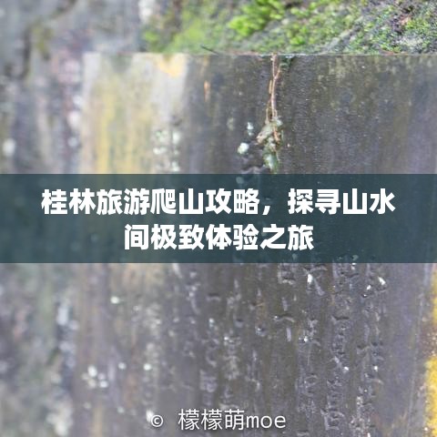 桂林旅游爬山攻略，探尋山水間極致體驗(yàn)之旅