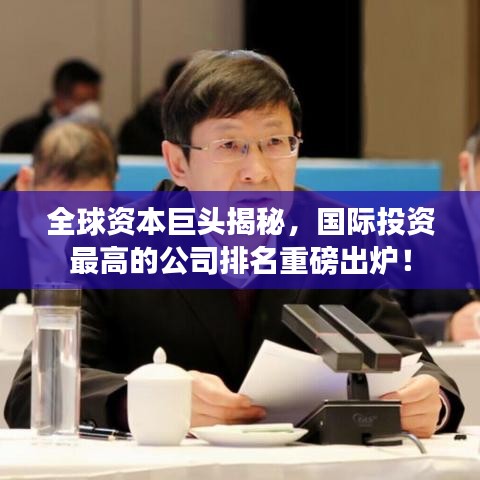全球資本巨頭揭秘，國際投資最高的公司排名重磅出爐！