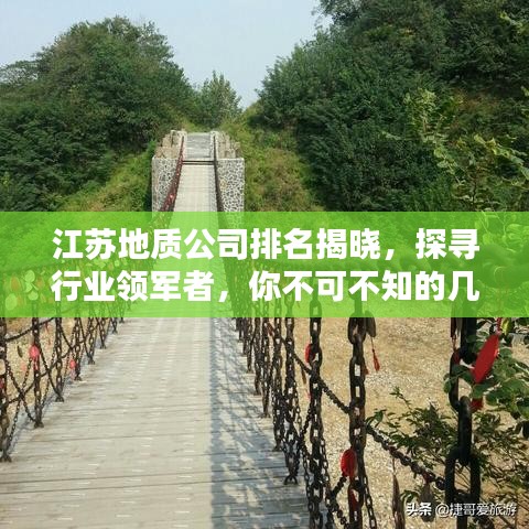 江蘇地質(zhì)公司排名揭曉，探尋行業(yè)領(lǐng)軍者，你不可不知的幾家巨頭！