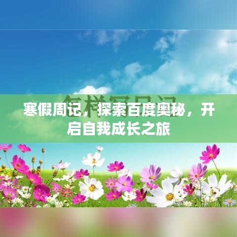 寒假周記，探索百度奧秘，開啟自我成長之旅