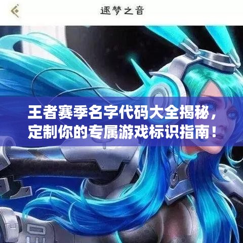 王者賽季名字代碼大全揭秘，定制你的專屬游戲標(biāo)識(shí)指南！