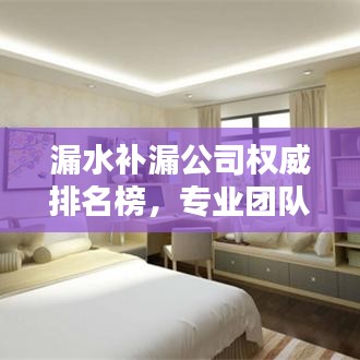 漏水補漏公司權威排名榜，專業(yè)團隊打造，信賴之選！