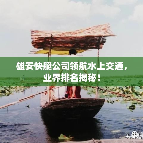 雄安快艇公司領(lǐng)航水上交通，業(yè)界排名揭秘！
