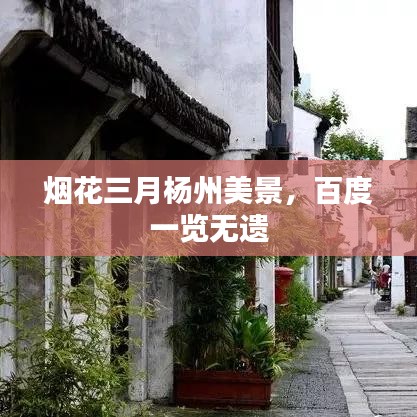 煙花三月楊州美景，百度一覽無遺