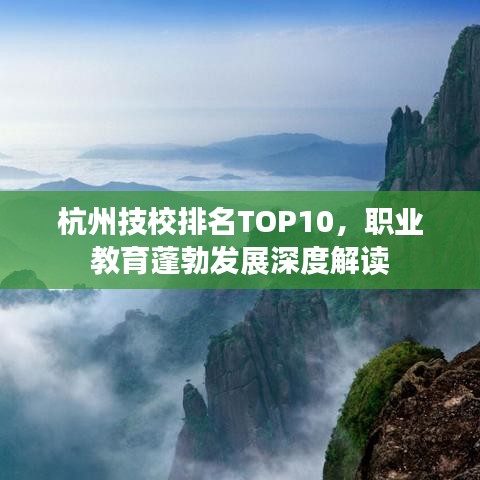 杭州技校排名TOP10，職業(yè)教育蓬勃發(fā)展深度解讀