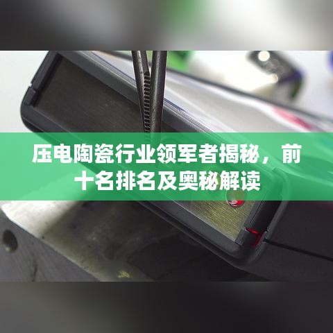 壓電陶瓷行業(yè)領(lǐng)軍者揭秘，前十名排名及奧秘解讀