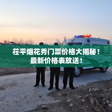 茌平煙花秀門票價格大揭秘！最新價格表放送！