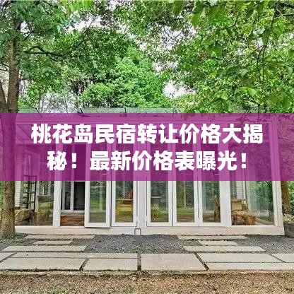 桃花島民宿轉(zhuǎn)讓價(jià)格大揭秘！最新價(jià)格表曝光！