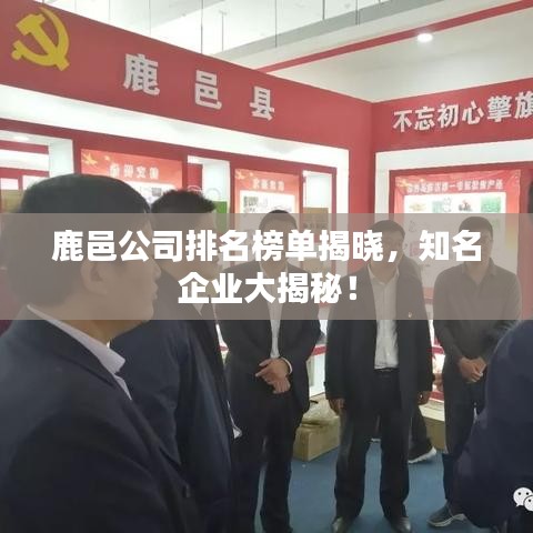 鹿邑公司排名榜單揭曉，知名企業(yè)大揭秘！