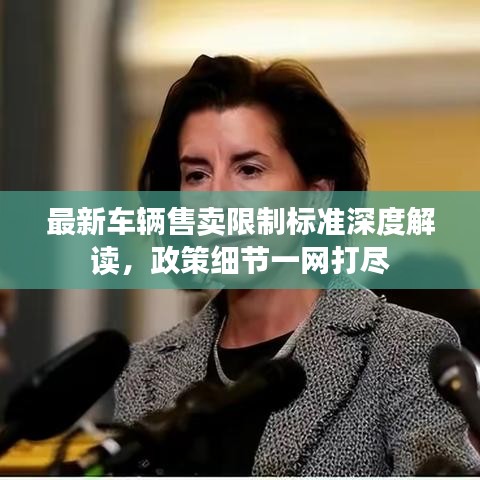 最新車輛售賣限制標(biāo)準(zhǔn)深度解讀，政策細(xì)節(jié)一網(wǎng)打盡