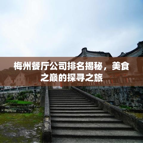 梅州餐廳公司排名揭秘，美食之巔的探尋之旅