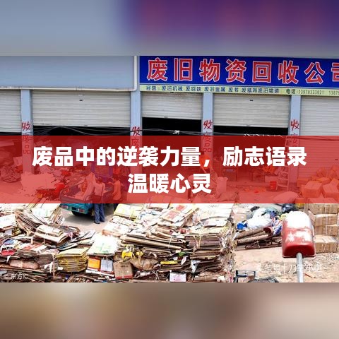 廢品中的逆襲力量，勵志語錄溫暖心靈