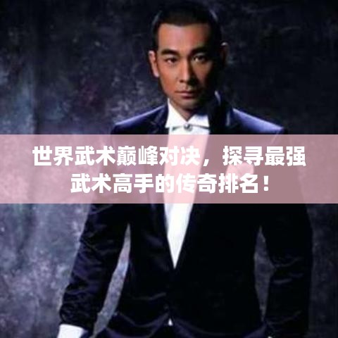 世界武術(shù)巔峰對決，探尋最強武術(shù)高手的傳奇排名！