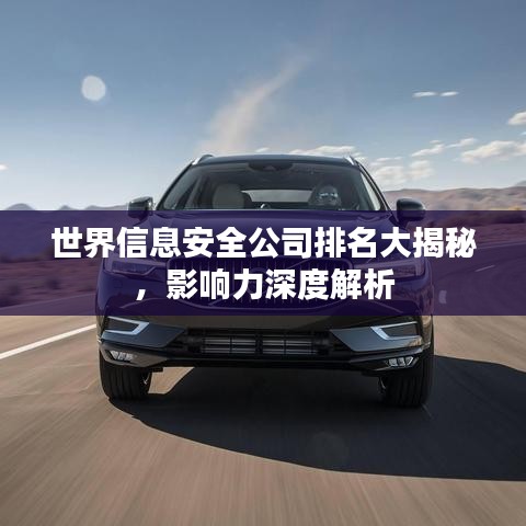 世界信息安全公司排名大揭秘，影響力深度解析
