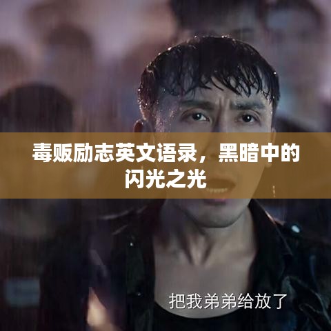 毒販勵志英文語錄，黑暗中的閃光之光