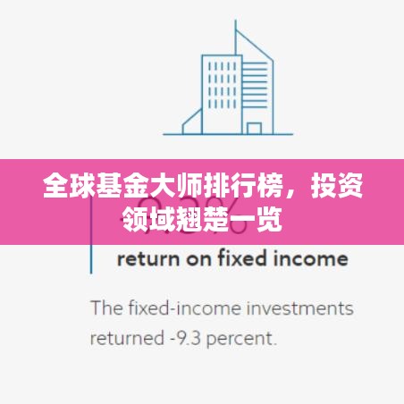 全球基金大師排行榜，投資領(lǐng)域翹楚一覽