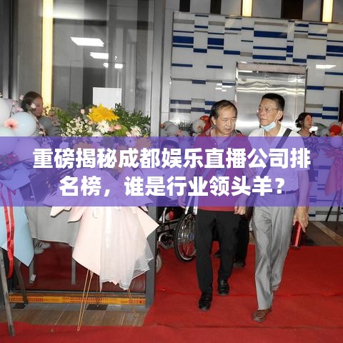 重磅揭秘成都娛樂直播公司排名榜，誰是行業(yè)領頭羊？