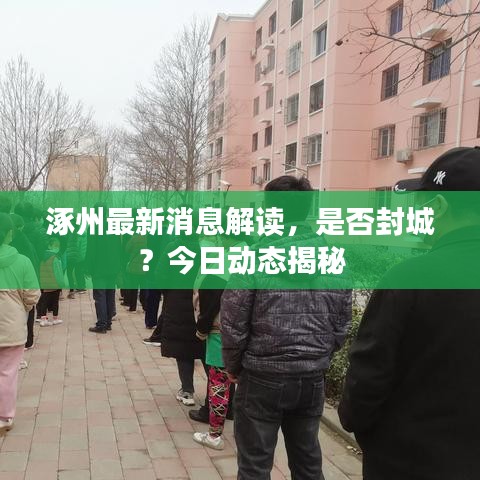 涿州最新消息解讀，是否封城？今日動態(tài)揭秘