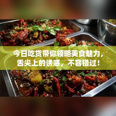 今日吃貨帶你領(lǐng)略美食魅力，舌尖上的誘惑，不容錯(cuò)過！