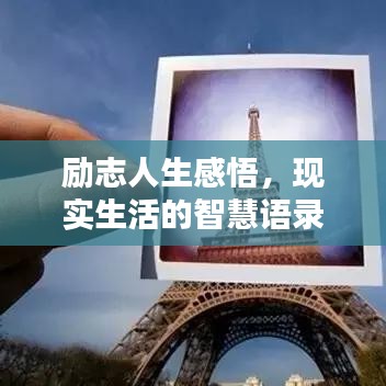 勵志人生感悟，現(xiàn)實生活的智慧語錄