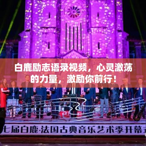 白鹿勵(lì)志語錄視頻，心靈激蕩的力量，激勵(lì)你前行！