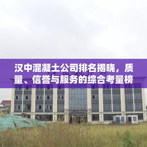 漢中混凝土公司排名揭曉，質(zhì)量、信譽與服務(wù)的綜合考量榜單出爐！