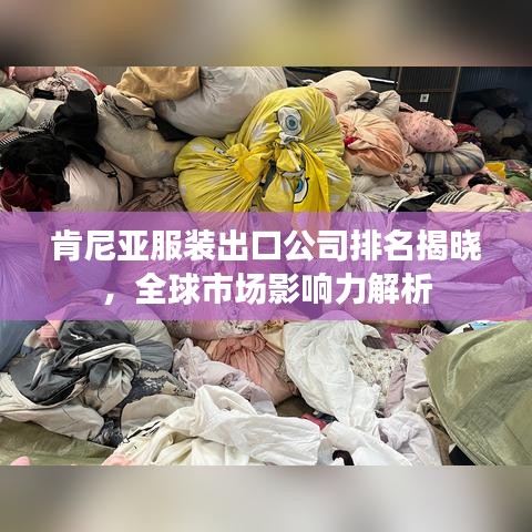肯尼亞服裝出口公司排名揭曉，全球市場影響力解析