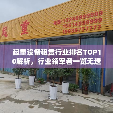 起重設(shè)備租賃行業(yè)排名TOP10解析，行業(yè)領(lǐng)軍者一覽無遺！